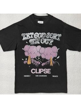Game Changers Clipse Pusha T Malice Let God Sort Em Out Streetwear Tee Pepper